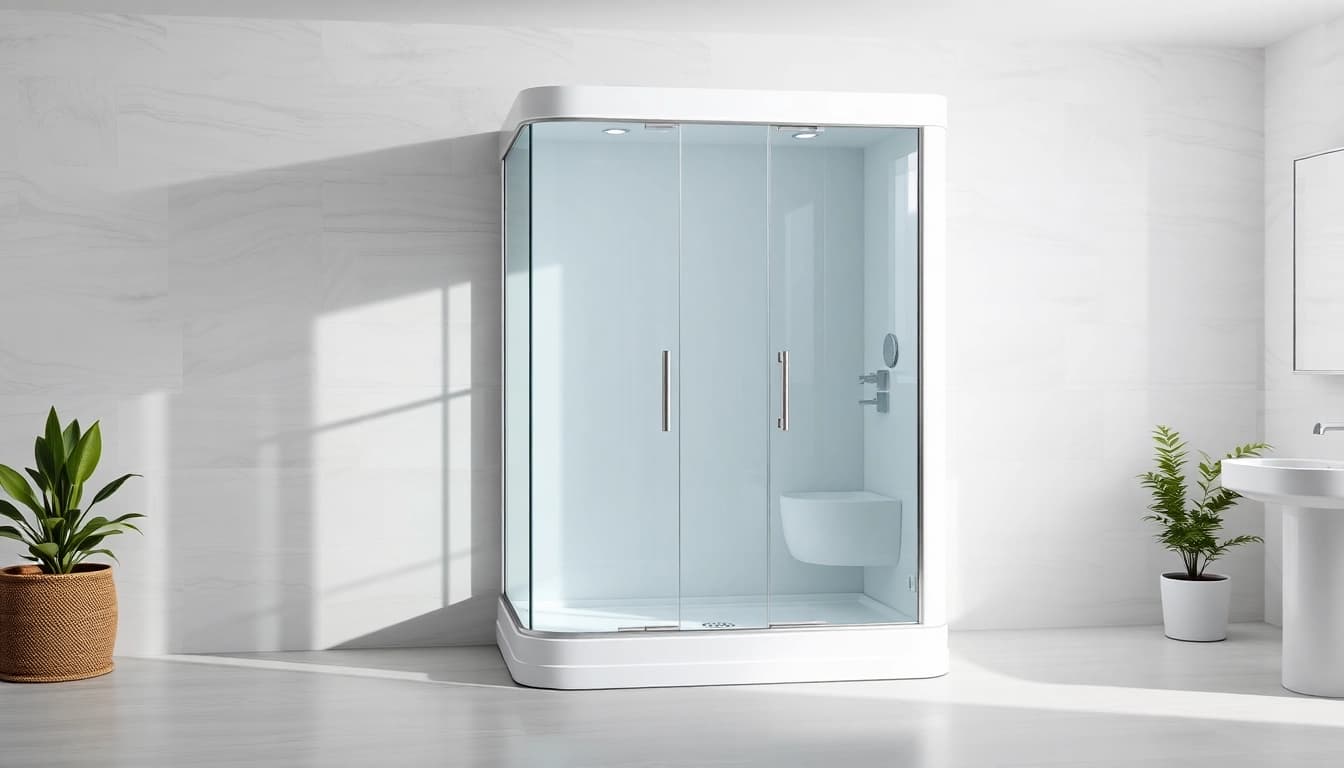 Verschönern Sie Ihr Badezimmer mit der eleganten sonni Duschkabine, die modernes Design und Funktionalität vereint.