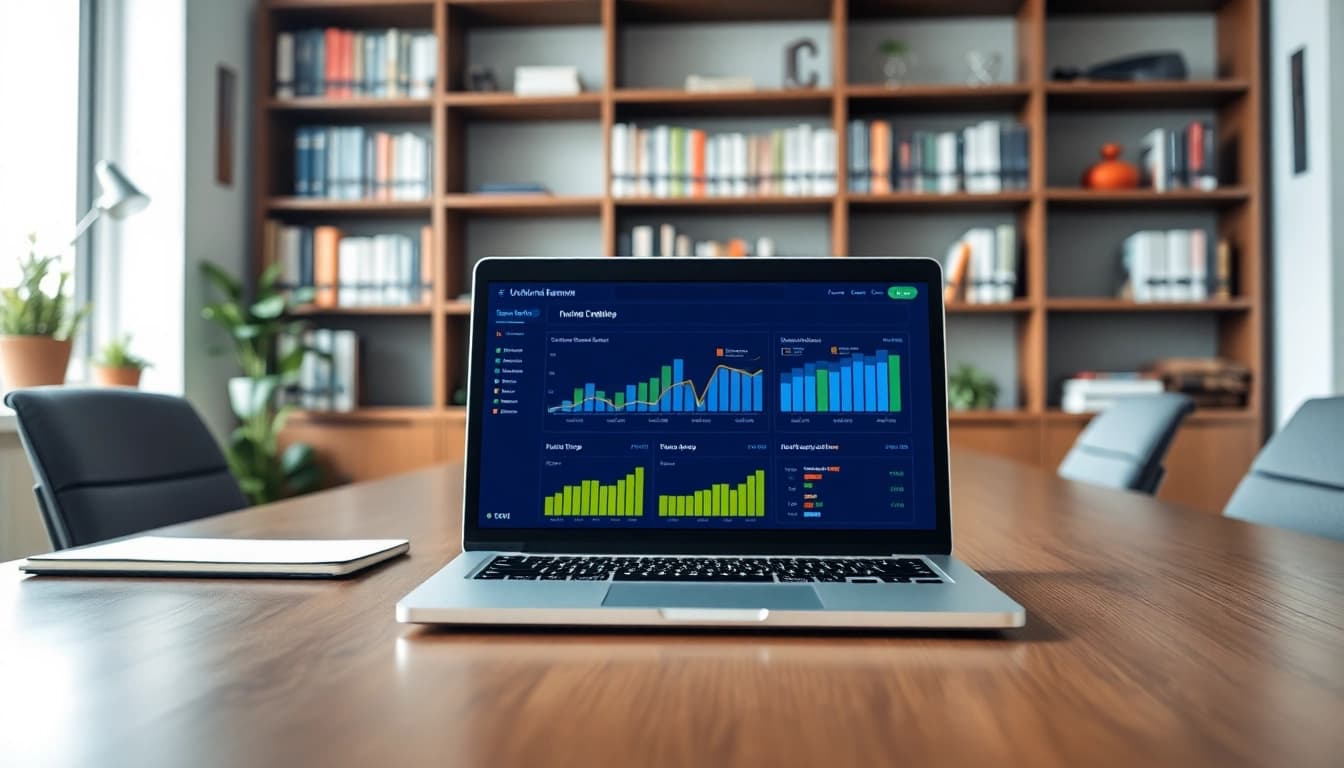 Engaging consultation for an unnatural link removal service with focused SEO analytics in a polished office.