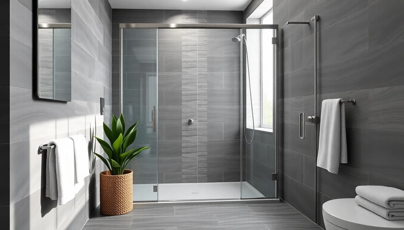 Experience luxurious and modern elegant showers uk in a beautifully designed bathroom setting.