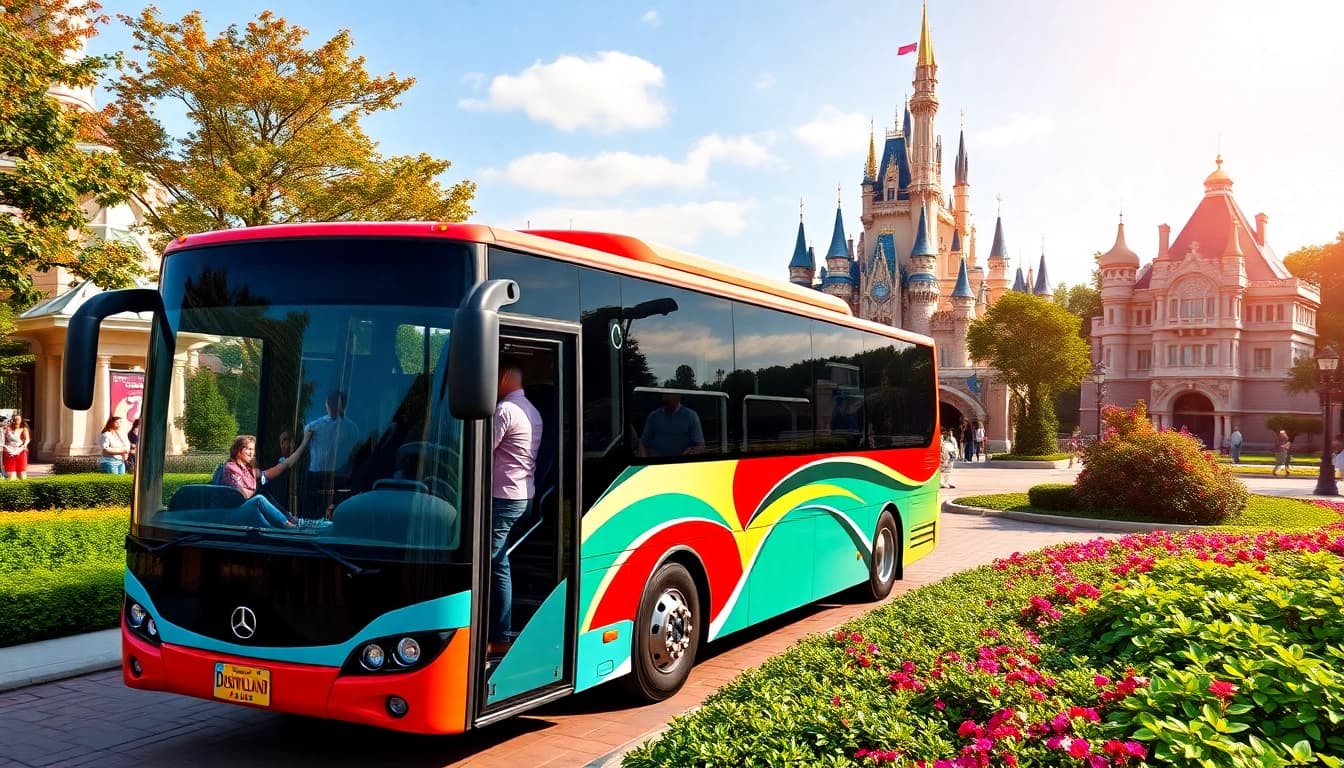 Explore Disneyland Paris airport transfer services with convenient shuttle bus options at the park.