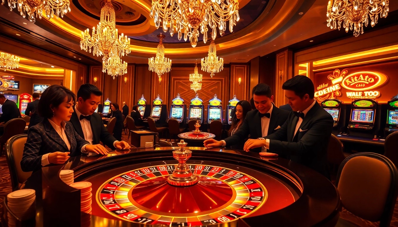 Rasakan permainan taruhan tinggi dengan kit4d toto, menampilkan meja roulette eksklusif dan suasana perjudian kelas atas.