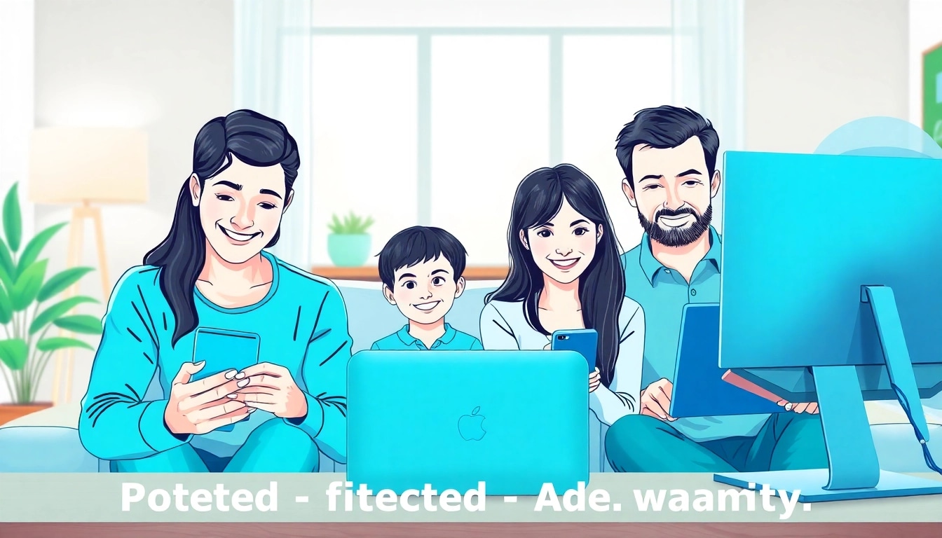 Highlighting reasons why choose Pretzel warranty, this visual captures a family enjoying protected technology and appliances.