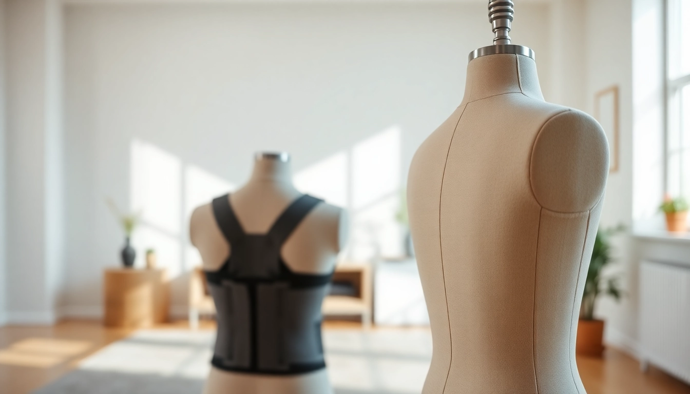 Showcasing a high-quality posture brace designed for comfort and support in promoting better posture.