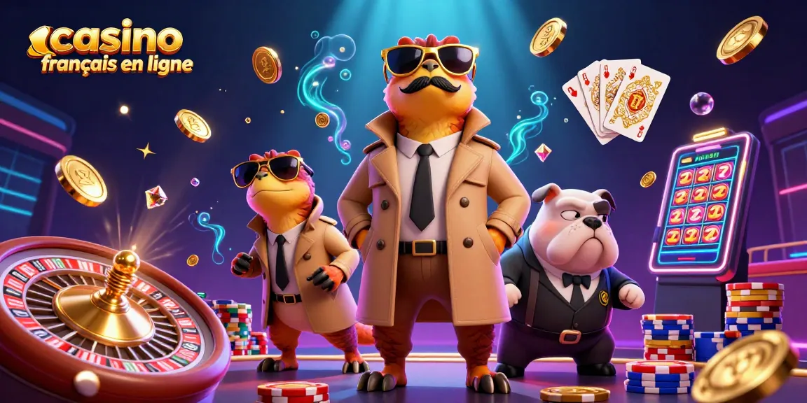 Découvrez le casino français en ligne avec des jeux captivants, des raptors déguisés et des éléments de jeu brillants.