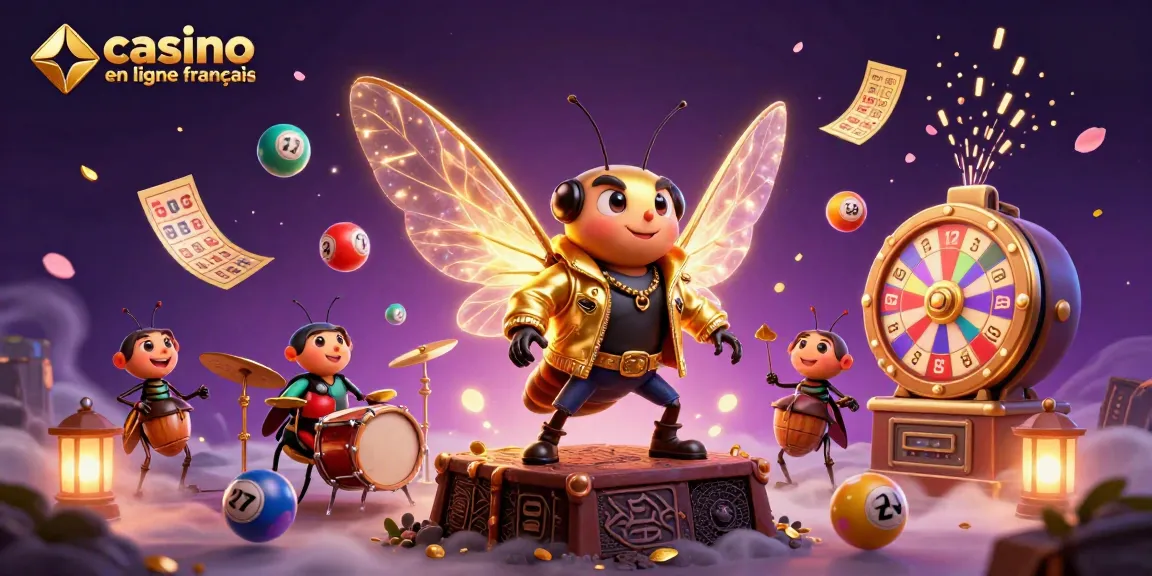 Découvrez le rock star cicada dans un casino en ligne français rempli de jeux animés et de vibrants éléments