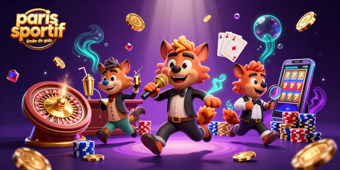 Jouer au paris sportif limite de gain avec des hyènes dans un club de casino animé.