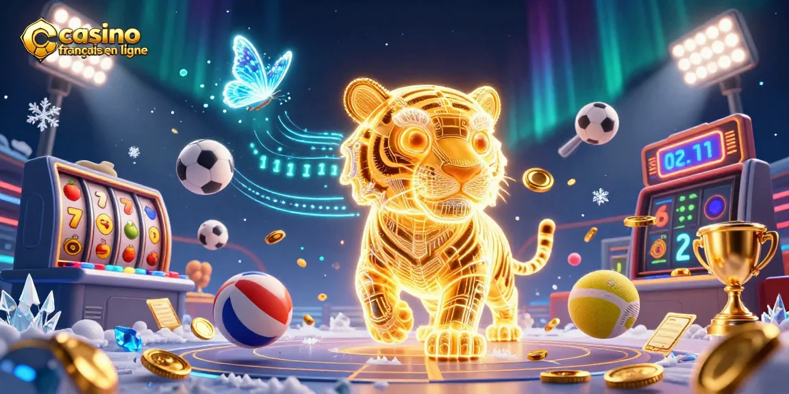Jouez et gagnez sur casino français en ligne avec cette illustration numérique captivante.