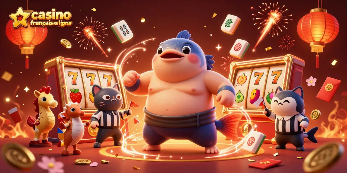 Jouez et gagnez au casino français en ligne avec notre illustration vibrante, montrant des jeux captivants.