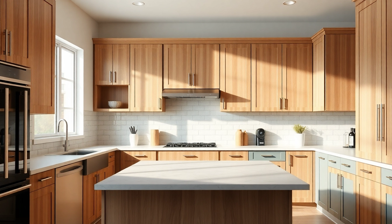 Cabinet Refacing Saint Petersburg FL showcasing a beautifully updated kitchen with modern cabinets.