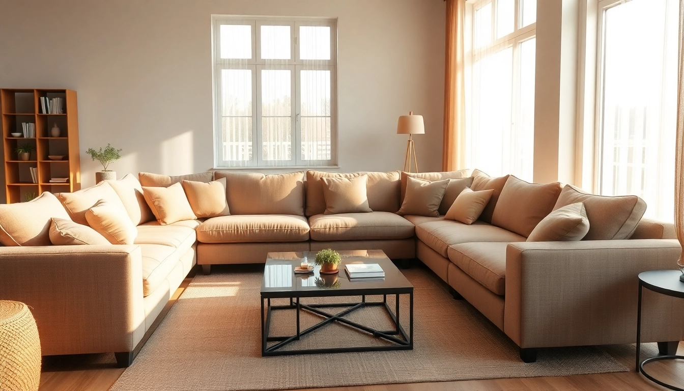 Stylish corner sofa in a cozy living room to highlight https://corner-sofas.co.uk.
