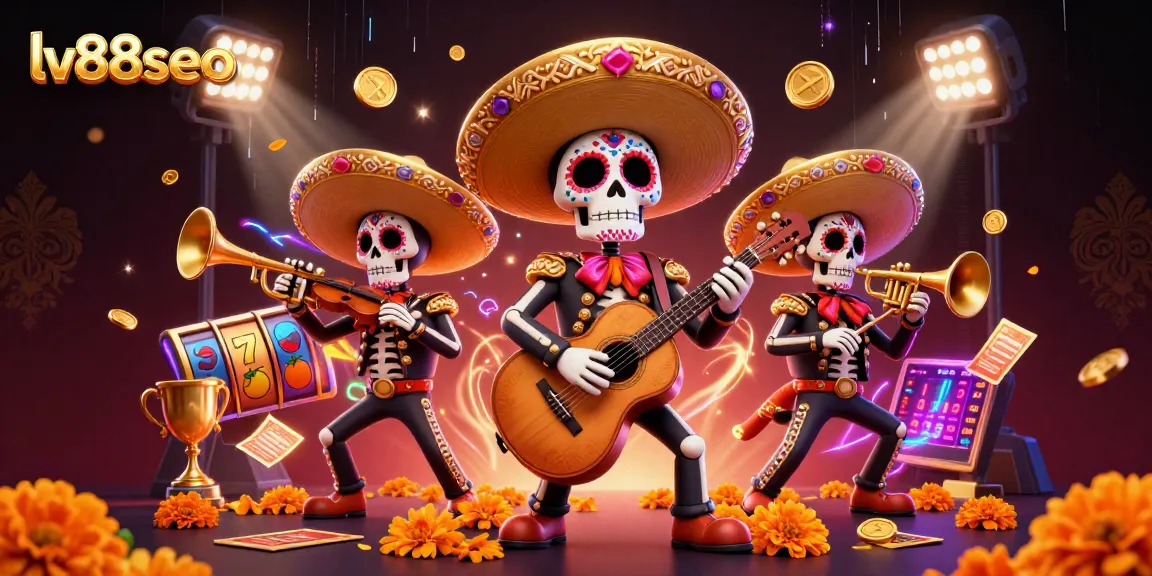 Experience the thrill of gambling with liveliness at lv88seo's vibrant celebration featuring energetic mariachi musicians.