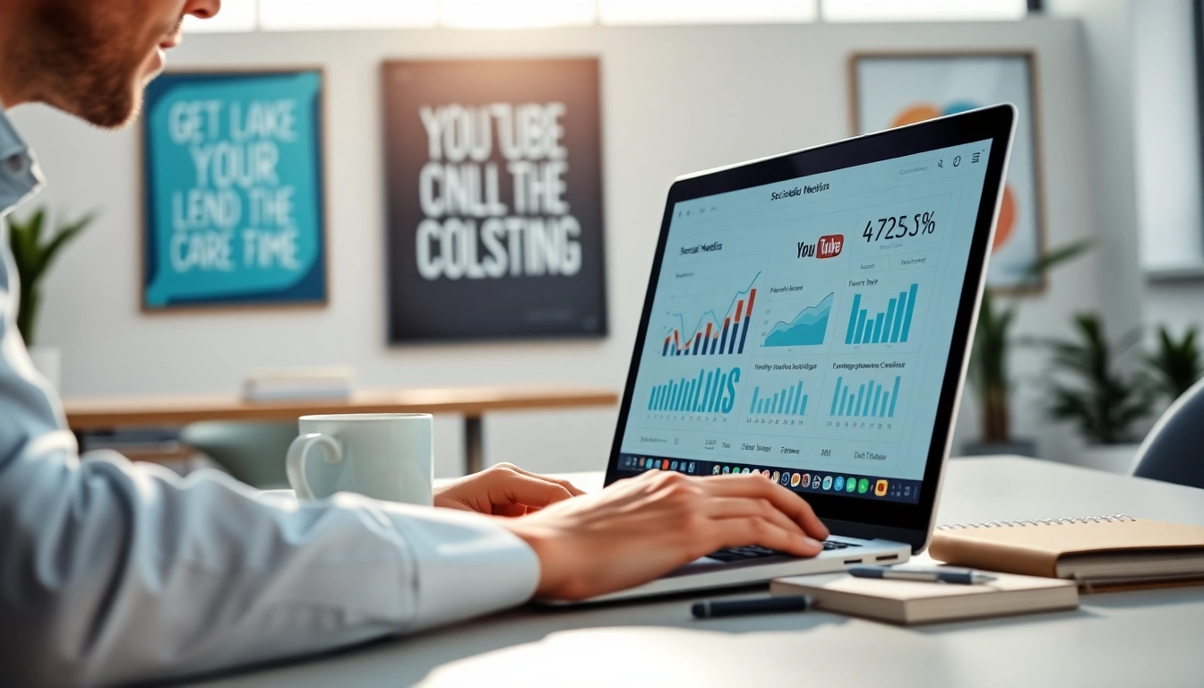 youtube 再生回数 購入を分析するデジタルマーケティング専門家の姿