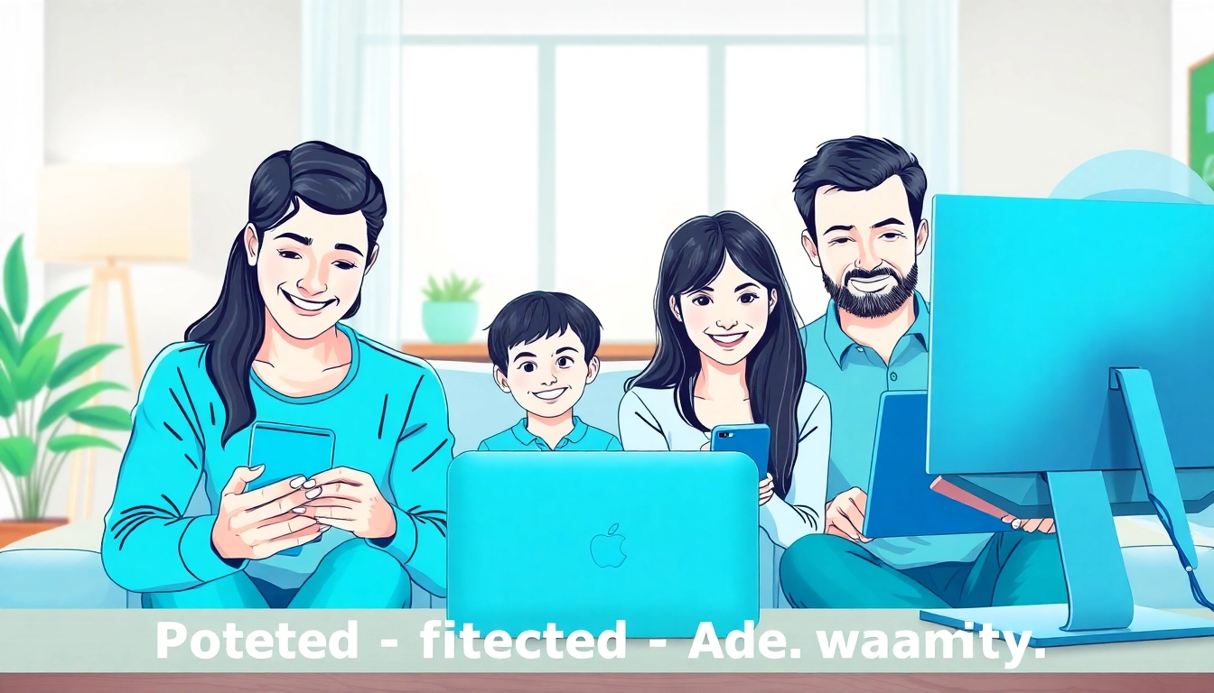 Highlighting reasons why choose Pretzel warranty, this visual captures a family enjoying protected technology and appliances.