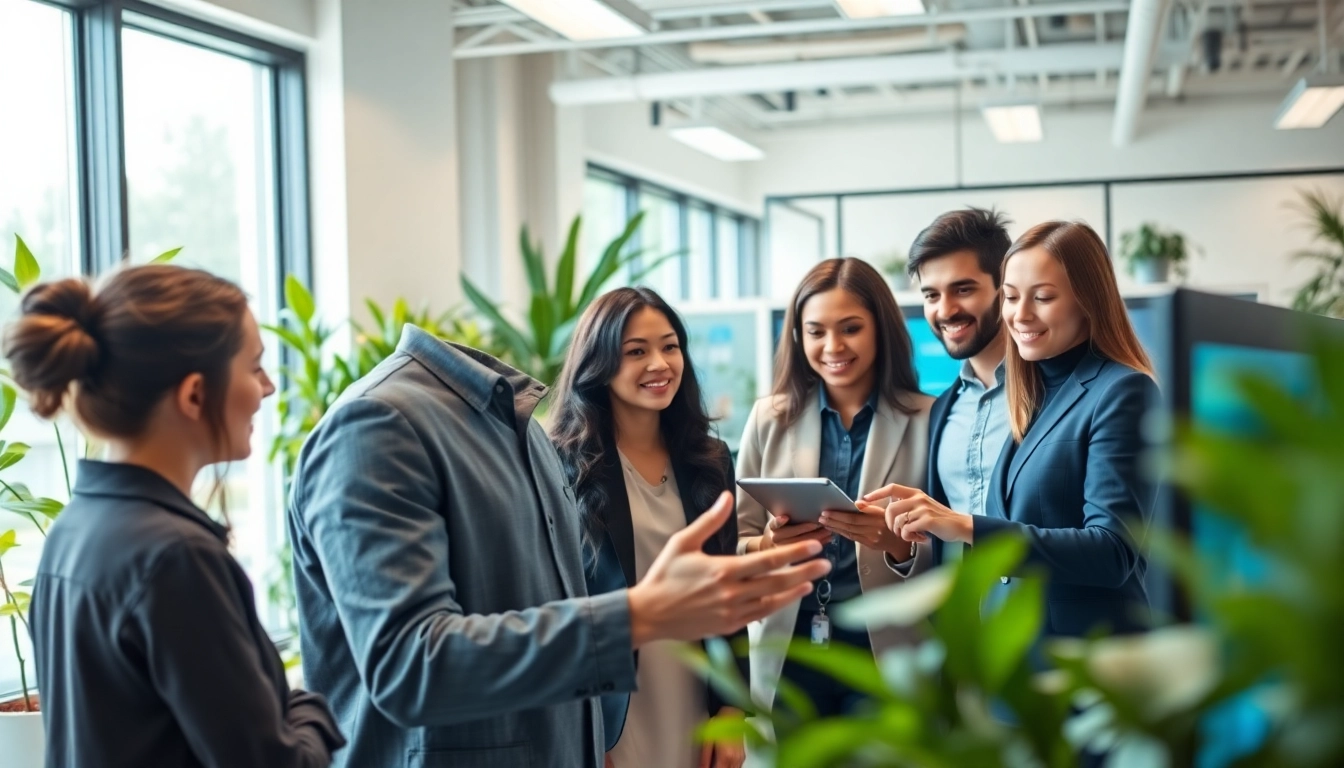 Showcasing an enterprise assistant enhancing teamwork in a dynamic office environment.