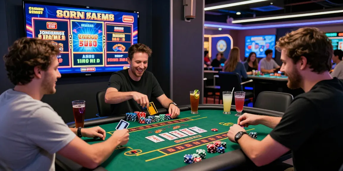 Players engaging at casinos that accept credit cards, enjoying vibrant games and social interaction.