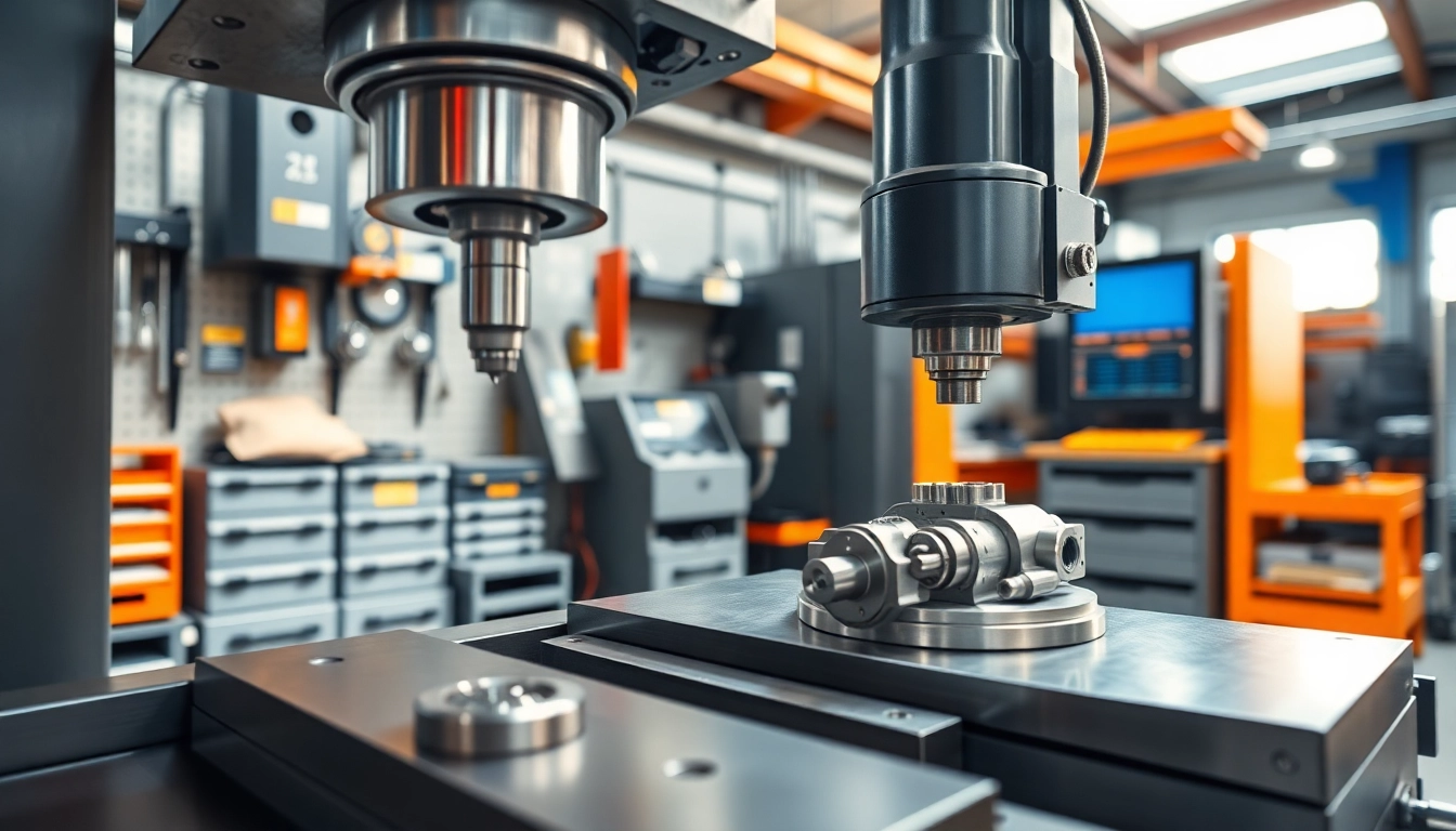 Showcasing Chiheng Custom CNC Machining with precision equipment in a modern manufacturing environment.