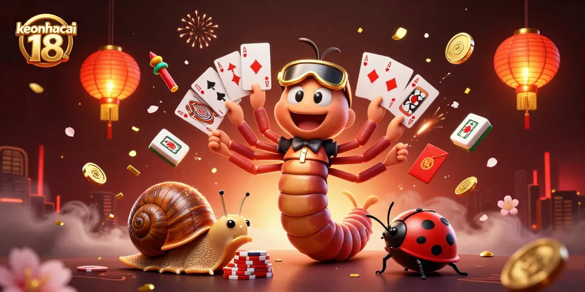 Experience keonhacai 18 with an animated scene showcasing thrilling casino action, vibrant characters, and dynamic gameplay.