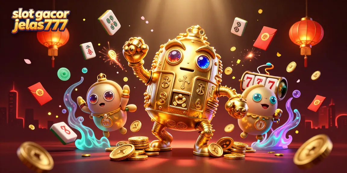 Permainan seru slot gacor jelas777 dengan simbol keberuntungan dan detail menarik siap menghibur!