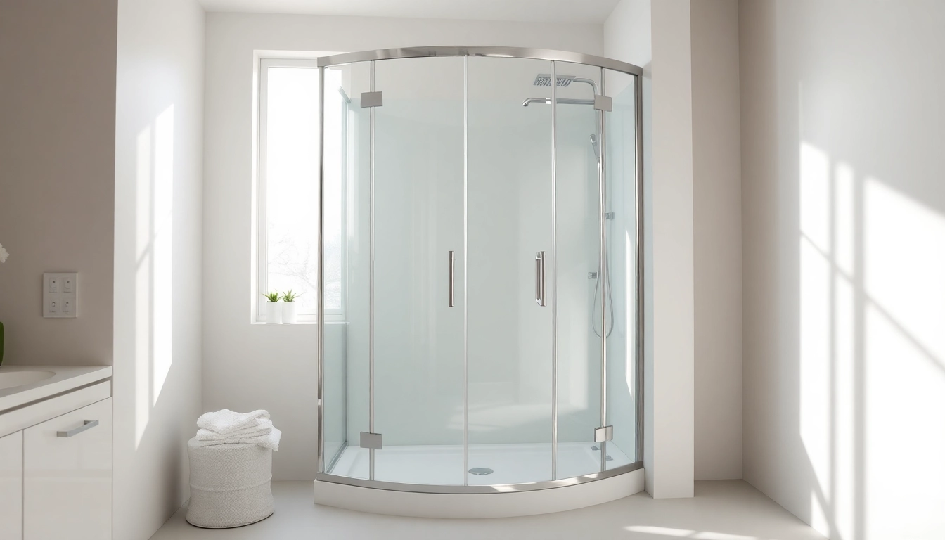 Elegante duschkabine 90x90 in einem modernen Badezimmer mit klaren Linien und stilvollem Design.