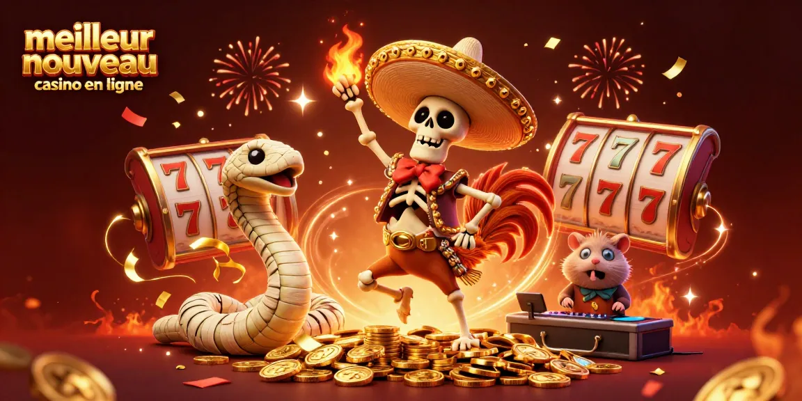 Découvrez le meilleur nouveau casino en ligne avec des éléments de jeu festifs et colorés.