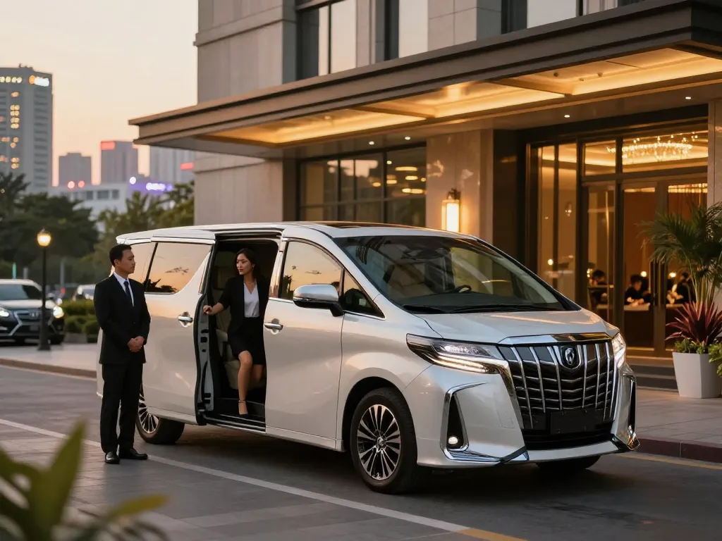 LuxCar Việt cung cấp dịch vụ cho thuê xe Toyota Alphard cho những trải nghiệm du lịch đô thị thanh lịch.