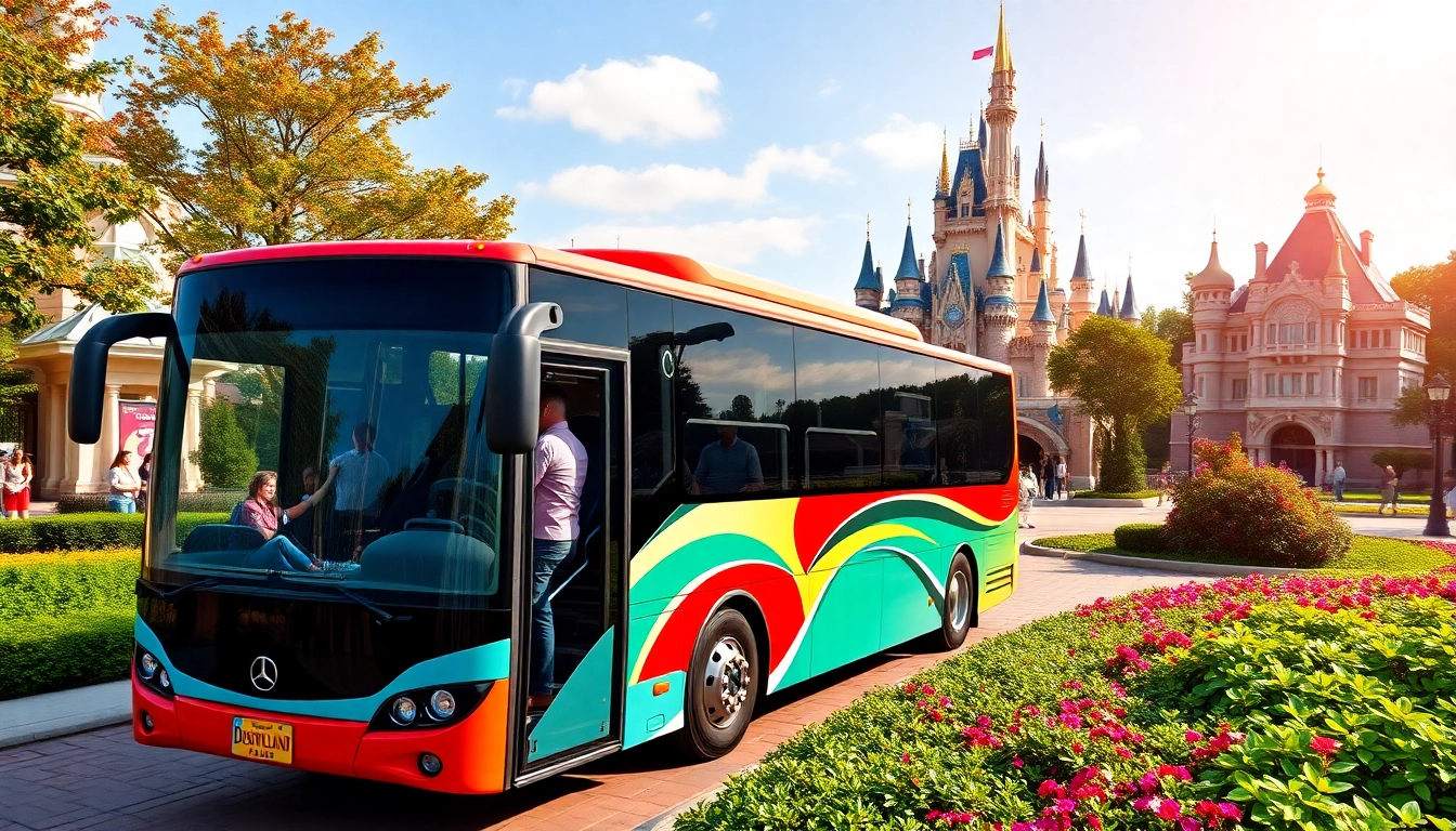 Explore Disneyland Paris airport transfer services with convenient shuttle bus options at the park.
