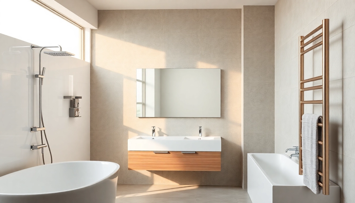 Gestalte dein Badezimmer mit sonni sanitär Produkten und eleganten Spiegelsystemen.