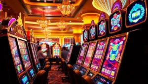 Menangkan jackpot bermain Unogg slot game dengan mesin slot yang berwarna-warni dan pemain bersemangat.