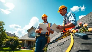 Assessing roofing quality at Twin Shield Roofing with specialized tools and professional standards.