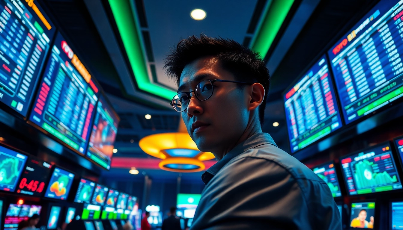 Mengamati hasil Toto Macau secara langsung dengan layar yang menampilkan data.