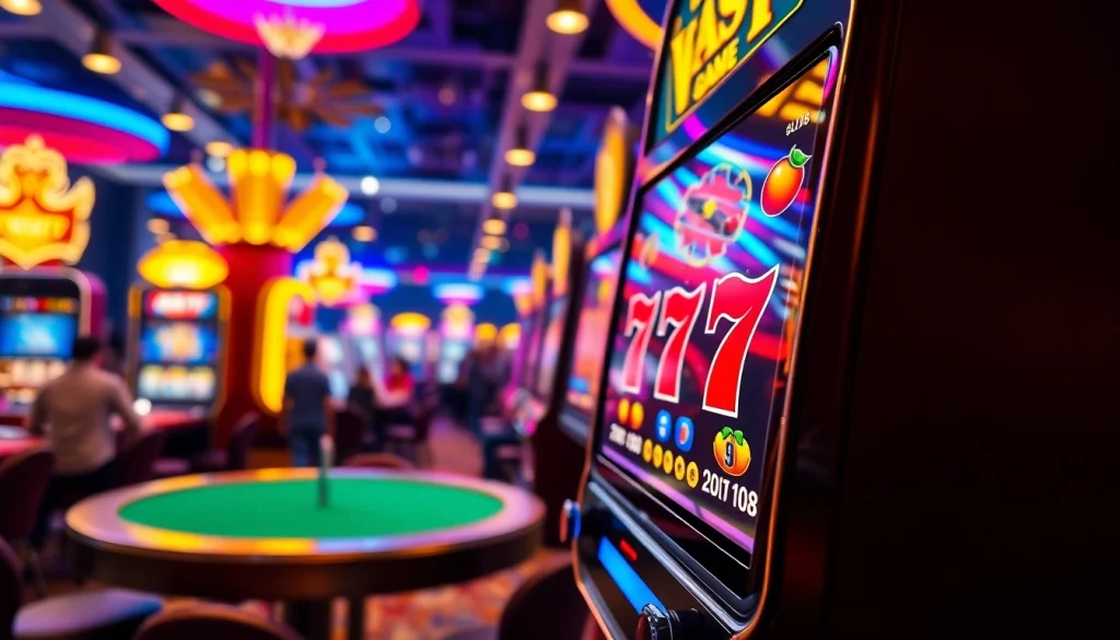 Menangkan permainan QRIS108 Slot dengan mesin slot penuh warna dan bersemangat.