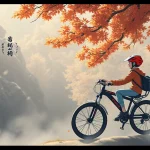 新車リースを利用して人気の車を簡単に契約する様子を描いたイラスト。