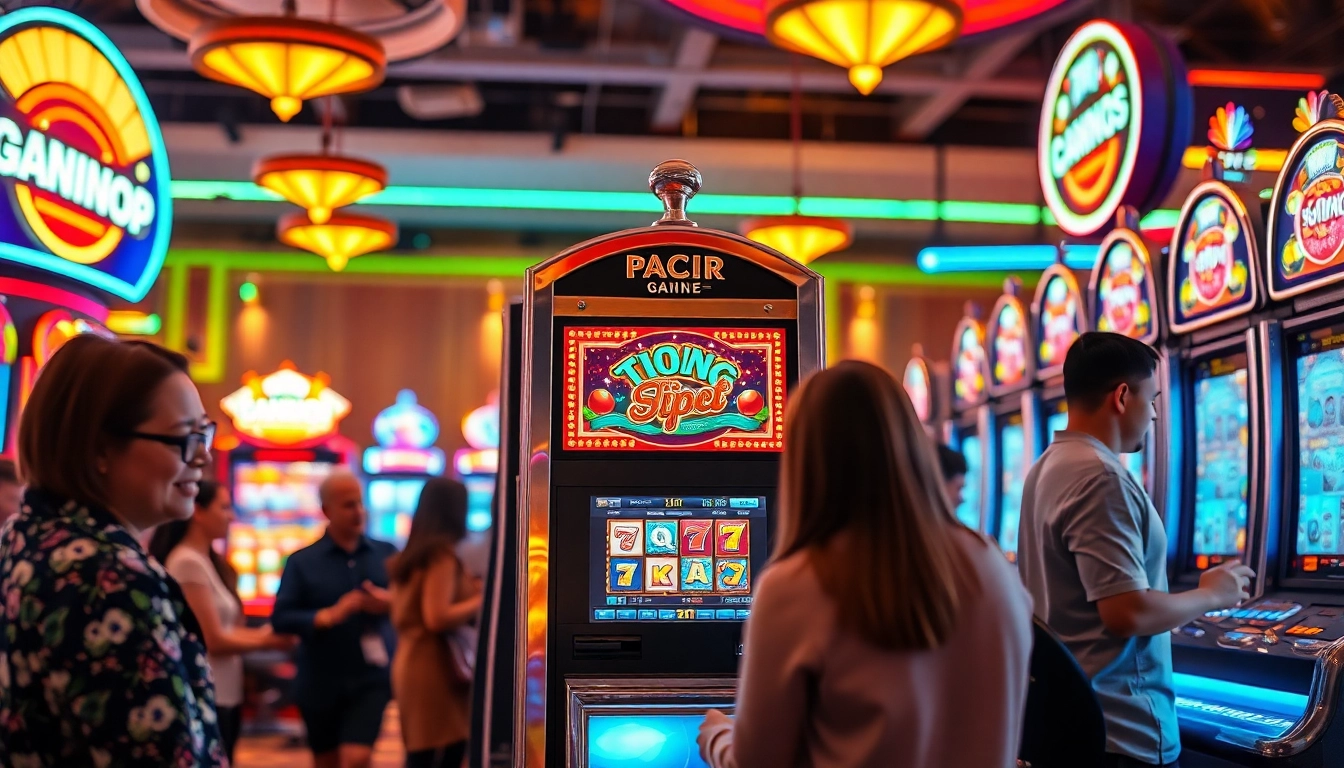 Rasakan keseruan agen toto slot dengan permainan slot yang menarik dan suasana kasino yang meriah.