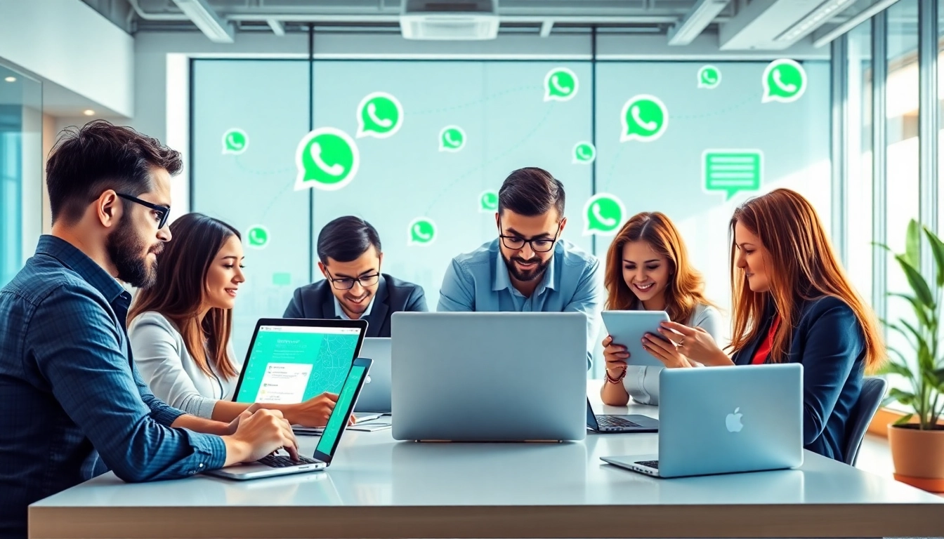 Integrate whatsapp business api for improved customer communications in a team meeting.