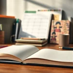 Purchase stylish stationery online uk featuring pens and notepads on a wooden desk.