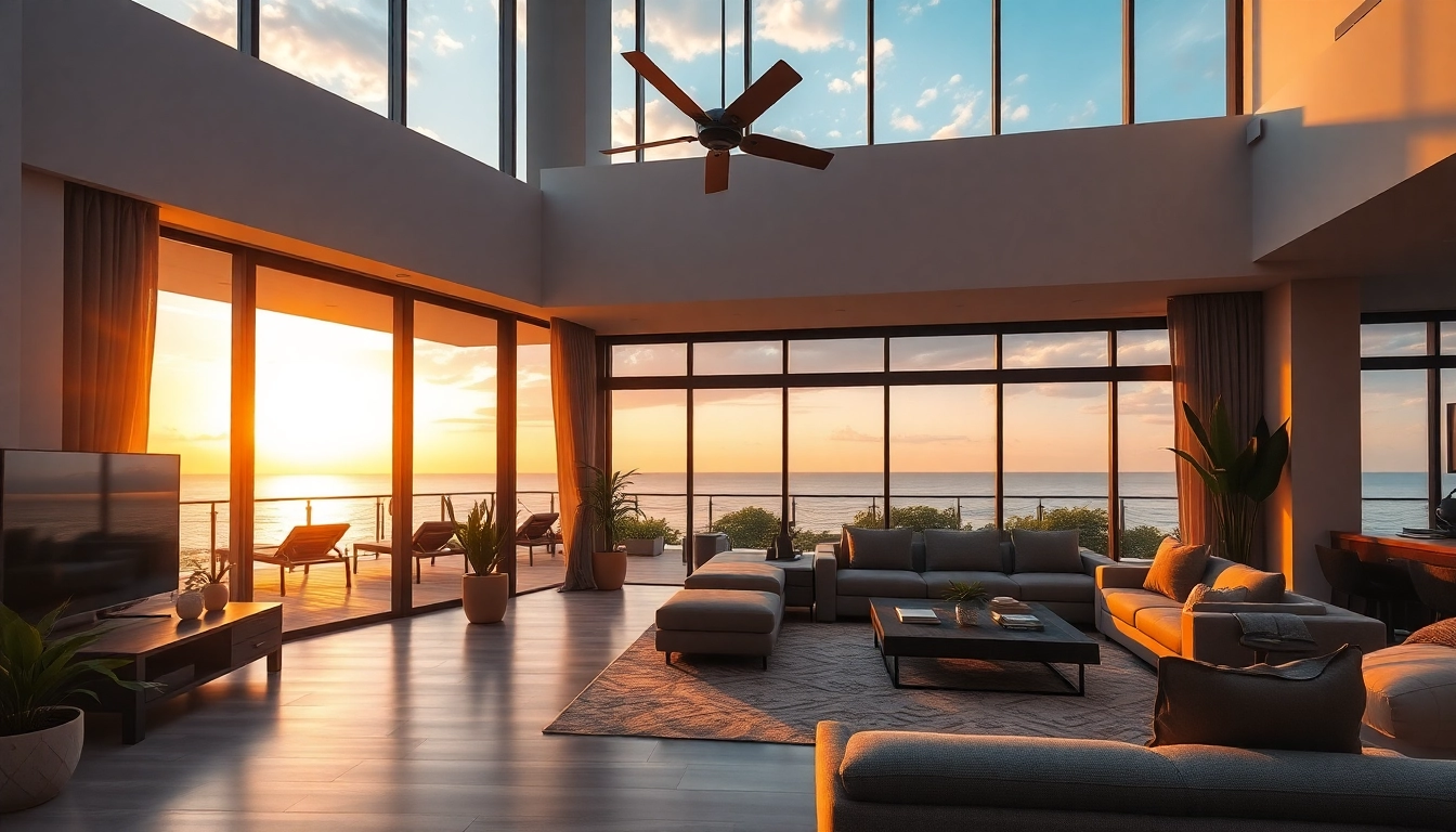 Luxury condo for rent Pattaya with ocean view and elegant interior design features.