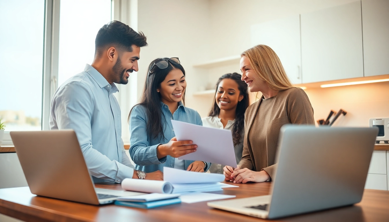 Discussing the Domestic Worker Visa Dubai in a warm home setting.