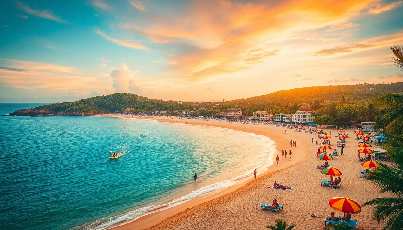 Vista aérea deslumbrante das praias de Paripueira AL, com águas claras e pôr do sol vibrante.