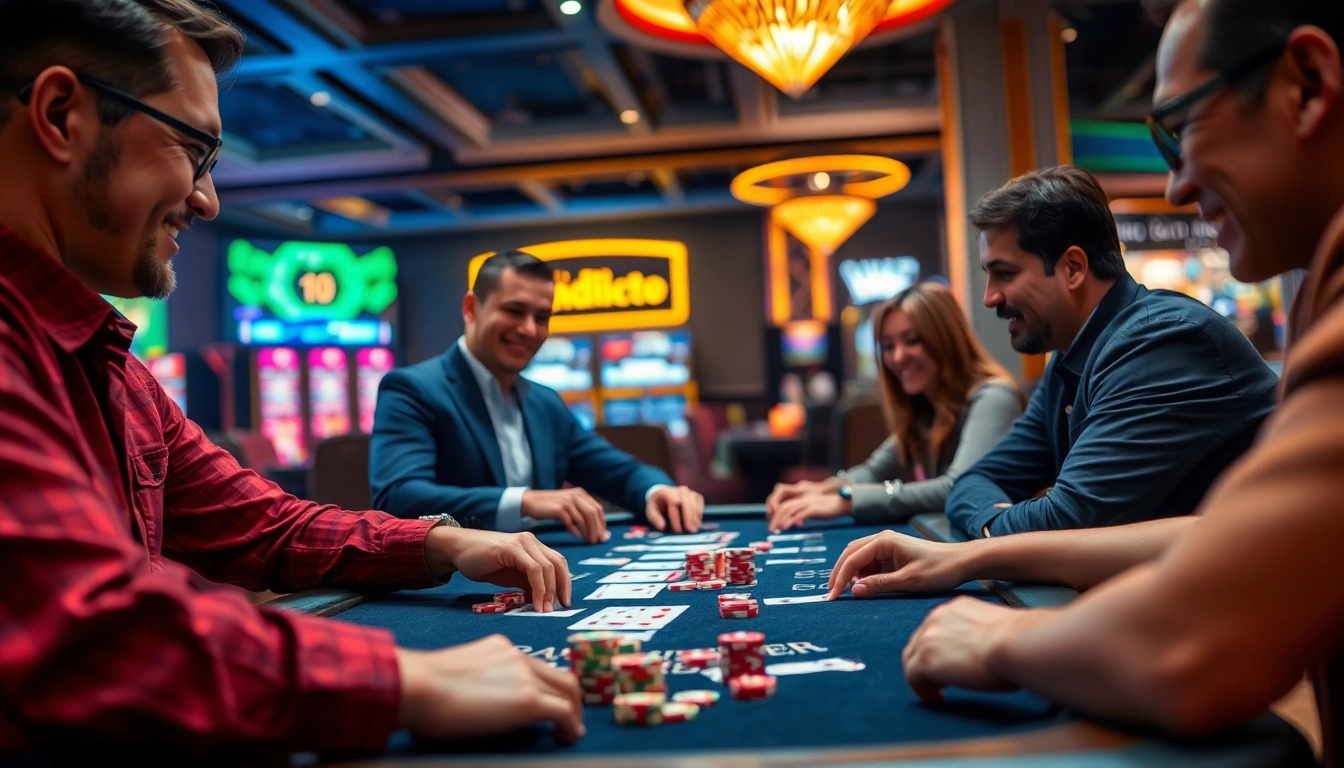 Berinteraksi dalam bandar toto dengan suasana kasino yang menarik dan menyenangkan.