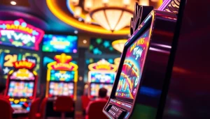 Memperkenalkan batman138 slot dengan mesin slot yang penuh warna dan grafis menarik, lengkap dengan suasana kasino yang ceria.