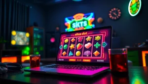 Menampilkan situs slot dengan antarmuka mesin slot yang menarik dan modern.