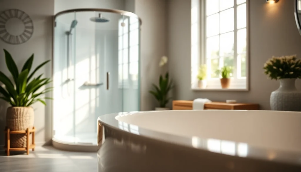 Installer une cabine de douche élégante de sunny showers france dans une salle de bain moderne.