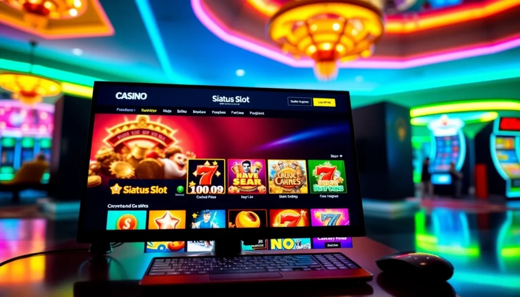 Meningkatkan pengalaman bermain di situs slot dengan antarmuka kasino modern yang menarik.