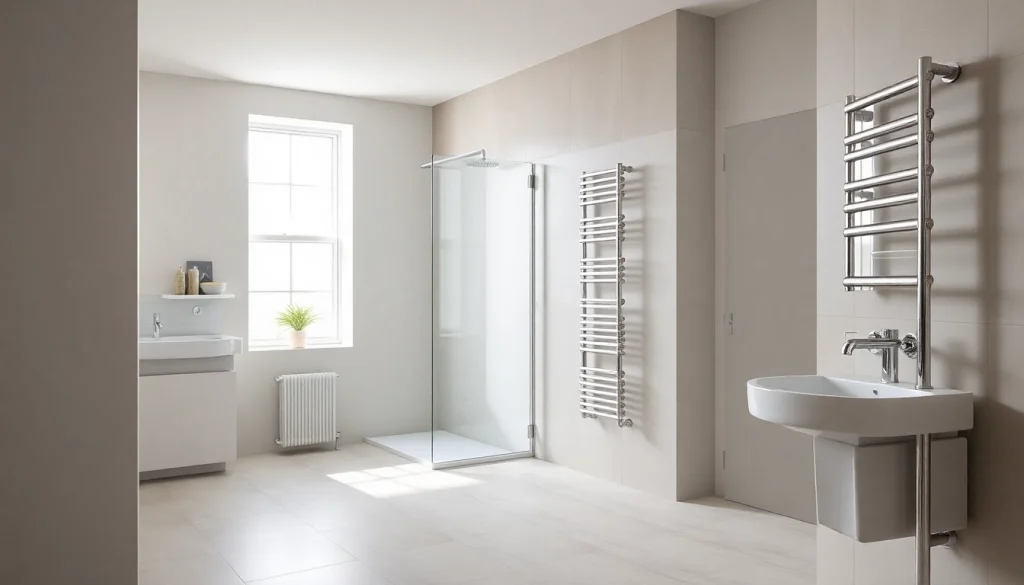 Erleben Sie sonni sanitär Produkte in einem modernen Badezimmer mit elegantem Design.