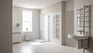 Erleben Sie sonni sanitär Produkte in einem modernen Badezimmer mit elegantem Design.