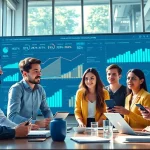 Enhance your strategy with a cheap smm panel showcasing a collaborative team in a modern office.