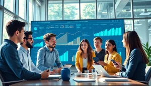 Enhance your strategy with a cheap smm panel showcasing a collaborative team in a modern office.