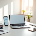 Enhance your strategy with https://rr88rd.com/ as a sleek laptop and marketing tools inspire productivity.