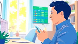 Memenangkan togel online dengan antarmuka digital yang menarik dan pengguna yang bersemangat.