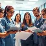 Top Nursing Specializations collaboration among nurses in a professional hospital ward